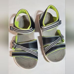 RYKA Ladies Blue and Green Sandals. Sz 8